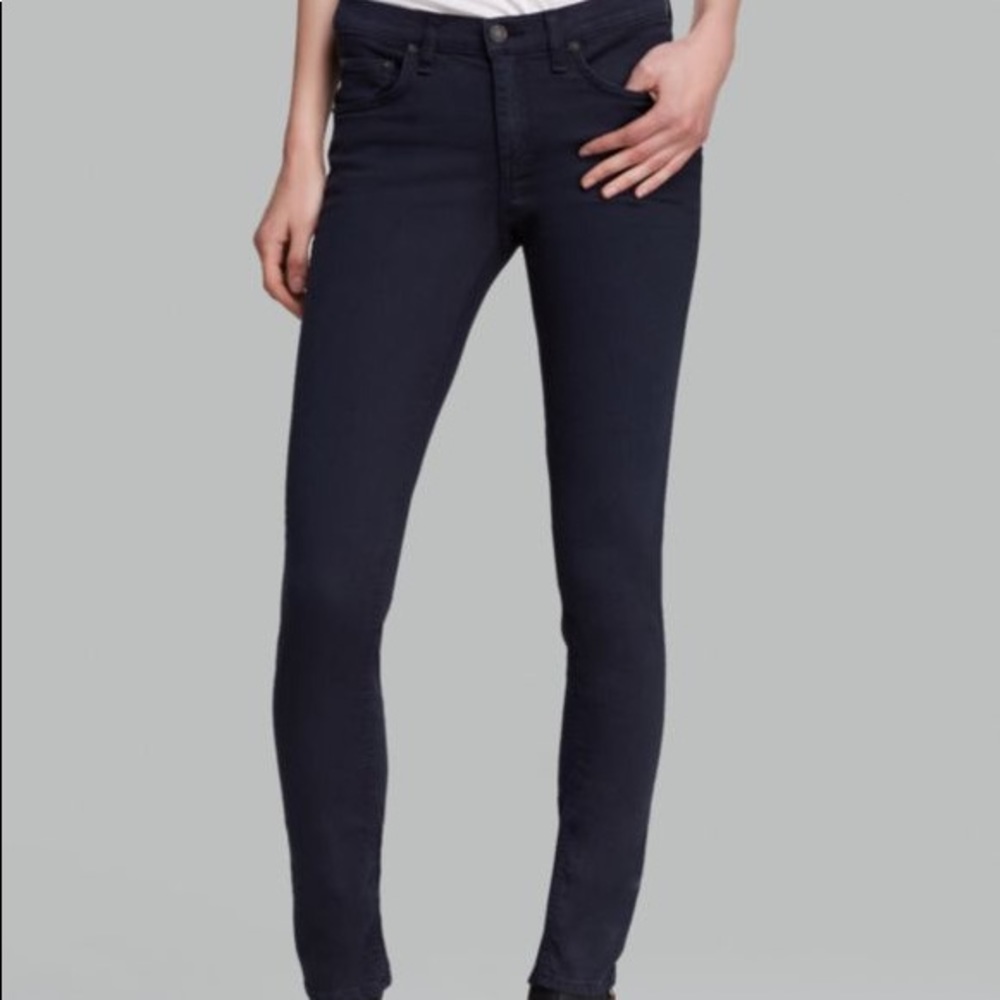 Navy Rag & Bone Jeans Skinny. Never worn!